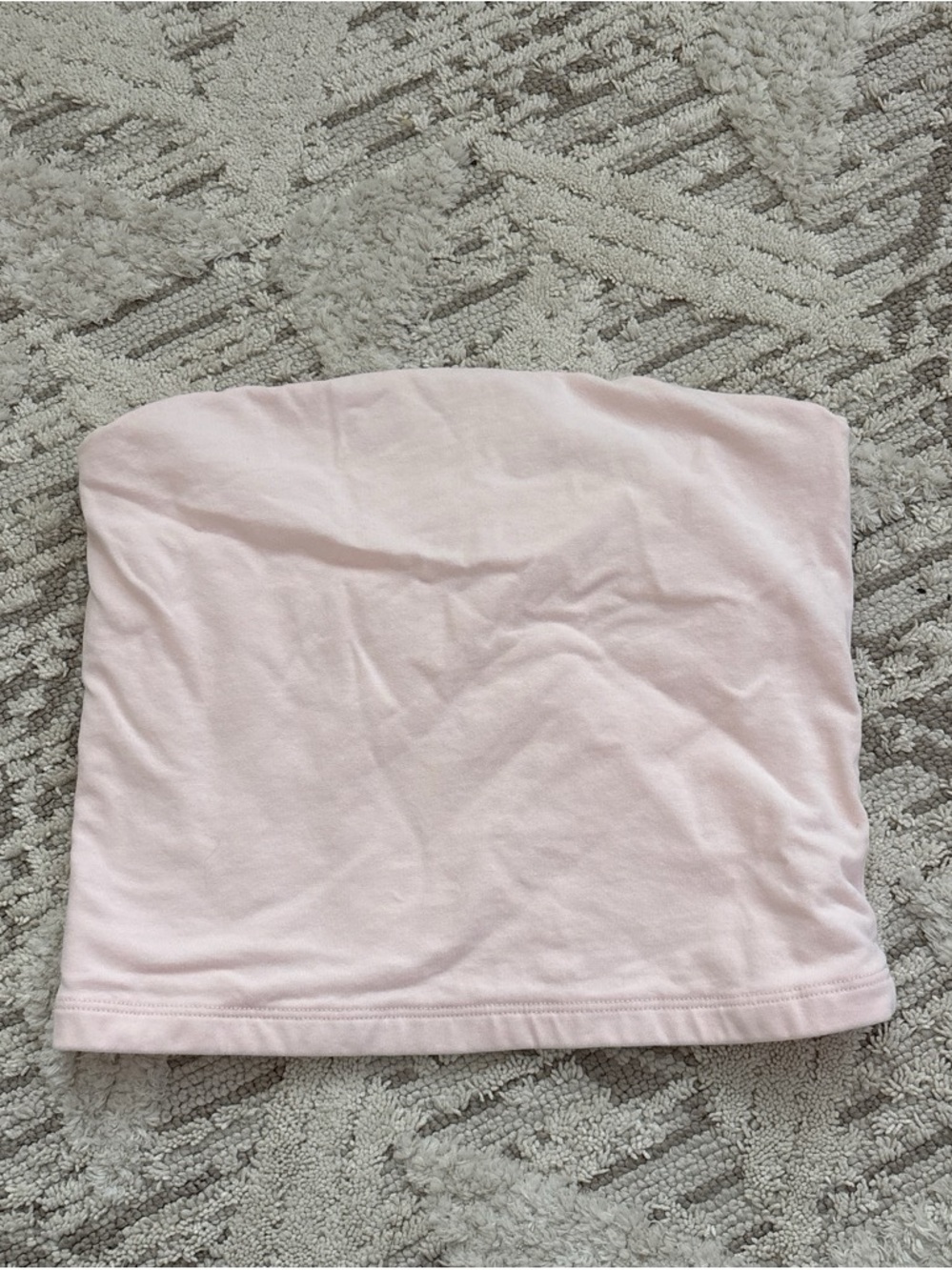 Women’s Light Pink Tube Top cropped